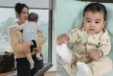 Quý tử của Mai Ngọc mới 6 tháng đã phát triển thể chất bằng bé 1 tuổi, nữ MC "tiêu chuẩn kép" cả mẹ lẫn con