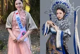 Kiều Duy suýt khóc trước khi thi National Costume ở Miss International 2025
