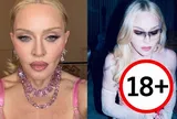 Sốc với loạt ảnh 18+ “thả rông” của Madonna ở tuổi U70