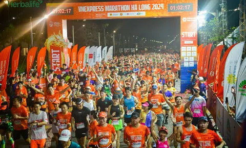 Herbalife Việt Nam là nhà tài trợ dinh dưỡng cho giải VnExpress Marathon Hạ Long 2024