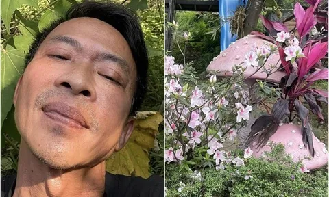 "Vua nhạc đỏ" Việt Nam sống trong nhà vườn rộng 12.000m2 đầy hoa rực rỡ sau ly hôn vợ kém 18 tuổi