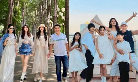2 sao nam đình đám quê Tiền Giang có "số hưởng": Lấy vợ sở hữu học vấn "khủng", các con vừa đẹp vừa tài