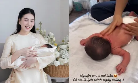Sao Việt 24h: Mai Ngọc thuê bảo mẫu 24/7 chăm con đầu lòng, ở cữ trong biệt phủ nhà chồng thiếu gia như "nữ hoàng"