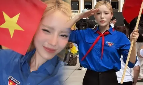 Hoa hậu Kỳ Duyên bị nói thiếu hiểu biết khi diện áo đoàn viên cùng khăn quàng đỏ, sự thật ra sao?