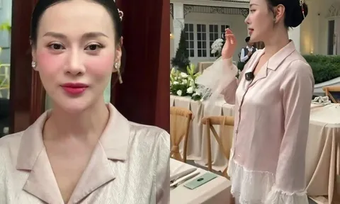 'Phu nhân hào môn' Phương Oanh được khen dù mặc đồ ngủ bình dân