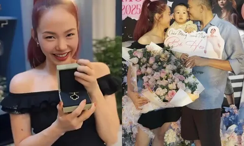 Chồng tặng trang sức 83 triệu đồng mừng sinh nhật Minh Hằng