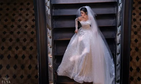 Hoa Hậu Ý Nhi diện váy cưới Elsa Bridal, khiến dân tình "trụy tim" vì quá đẹp và chuẩn quốc tế