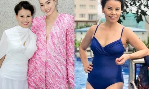 Mẹ ruột Hồ Ngọc Hà U70 vẫn giữ được dáng thon, tự tin diện áo xẻ ngực gợi cảm nhờ tập luyện bộ môn này?