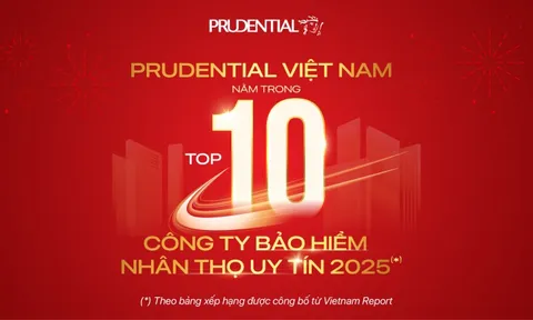 Prudential Việt Nam - gần một thập kỉ giữ vững vị trí trong top 10 công ty bảo hiểm nhân thọ uy tín