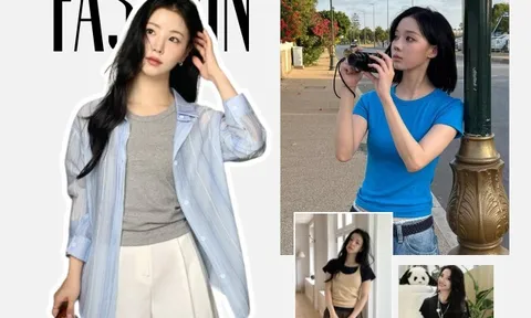 Trong tủ toàn áo phông, mặc thế nào để trông thật sang mà không chán? Thêm một thứ giúp "giảm" 5kg tức thì
