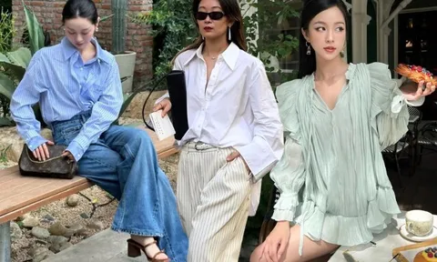 4 kiểu áo sơ mi chị em nên kết thân khi sắp sang Thu, đi làm không lo xuề xòa lại sang đẹp hơn bội phần