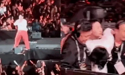 Clip: 1 nam ca sĩ ngã nhào khỏi sân khấu cao 2 m, bất tỉnh tại chỗ