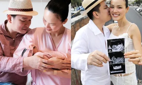 Siêu mẫu Tuyết Lan hạ sinh "tiểu công chúa" ở tuổi U40, chồng bác sĩ lần đầu làm bố ngắm ái nữ si mê