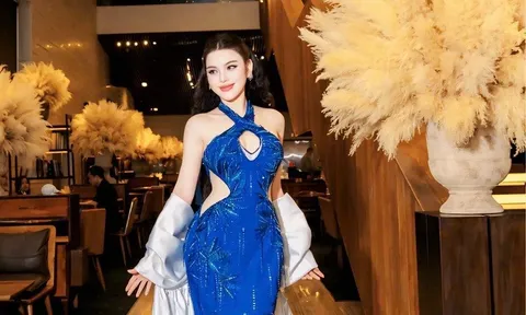 Hoa hậu Nguyễn Phương Anh diện đồ lộng lẫy, nổi bật tại sự kiện