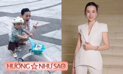 Con vừa chập chững, Phương Oanh sắm ngay chiếc xe vừa tập đi vừa phát triển tư duy