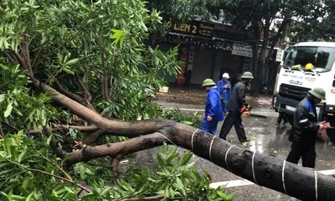 Nhà sập trong bão số 5, vợ và con gái thoát được ra ngoài, chồng bị mắc kẹt