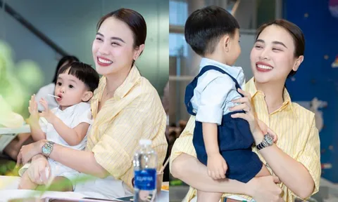 Nghe cách Đàm Thu Trang giảng giải sau khi con khóc lóc ăn vạ: Dân mạng khen Cường Đô La đã cưới đúng người