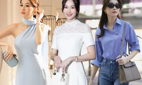 Xuất thân thôn quê, "thần tiên tỷ tỷ" đẹp nhất Việt Nam nay làm phu nhân hào môn vẫn chỉ kè kè 2 kiểu túi xách "giàu...