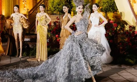 Hoa hậu Lê Hoàng Phương hoá công chúa lộng lẫy cùng dàn hậu ‘gây thương nhớ’ tại Vietnam Beauty Fashion Fest