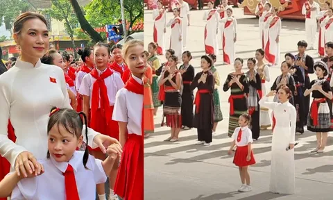 Phụ huynh rơi nước mắt khi con gái hát cùng Mỹ Tâm ngày Đại lễ 2/9, niềm tự hào gia đình kể sao cho hết!