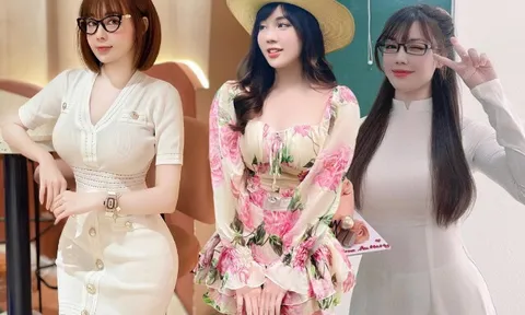 Cô giảng viên tiếng Pháp mê áo dài "điêu khắc" đường cong trên giảng đường, xuống phố mặc ngắn cũn vẫn tinh tế