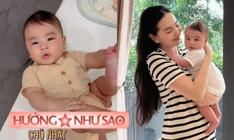 Cho con tập thể thao mỗi sáng, MC Mai Ngọc nhờ cậy tới 1 thứ siêu mát để khỏi lo mồ hôi