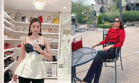 Hoa hậu Phạm Hương ở biệt thự 1000m2, đeo kim cương "hàng khủng" nhưng chỉ mê mẩn đúng một màu