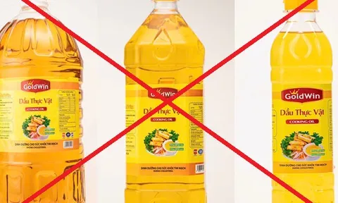 Dầu ăn giả, kém chất lượng nhãn hiệu Goldwin Cooking Oil, công an phát đi thông báo khẩn