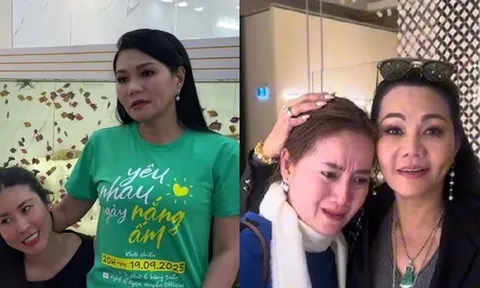 Nữ NSƯT từ Mỹ về bật khóc trước 1 câu của con nuôi Vũ Linh
