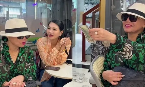 Thanh Tuyền thăm nhà mặt tiền TP.HCM 50 tỷ của con dâu, rút thẳng 100 USD cho 1 người