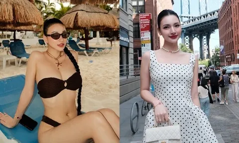 Mỹ nhân sinh năm 1999 từng bị Việt Anh "phũ" tình cảm, diện bikini nhỏ xíu như sắp rơi, đời thường kín đáo vẫn hút mắt