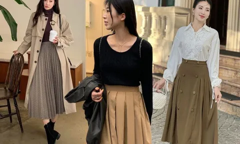 Chân váy xếp ly trở lại, chị em nhất định phải biết 4 cách mặc “đỉnh chóp” để trông đẹp thanh lịch như Song Hye Kyo