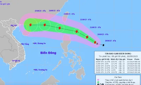 Bão Ragasa khả năng mạnh lên thành siêu bão khi vào Biển Đông