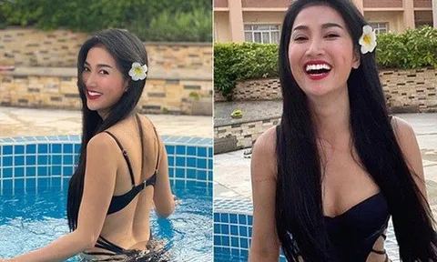 Nhan sắc tuổi 41 trẻ đẹp như đôi mươi của "nữ hoàng phim xưa Việt" yêu bạn trai kém 10 tuổi