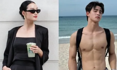 Á hậu Việt công khai hẹn hò trai đẹp 6 múi, thấp hơn 10 cm?