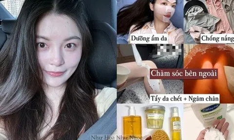 Người phụ nữ biến da từ ngăm đen thành trắng bật tông ngoạn mục nhờ cách chăm từ trong ra ngoài