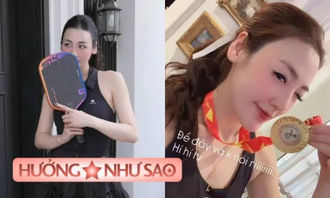 Một dâu hào môn là vợt thủ đáng gờm, sắm hẳn vợt pickleball dành riêng cho thị trường Việt Nam