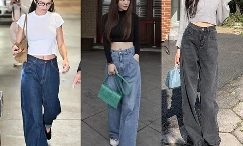 3 kiểu quần ống rộng hot nhất 2025, chọn đúng kiểu là chân dài miên man, dáng chuẩn khỏi cần chỉnh