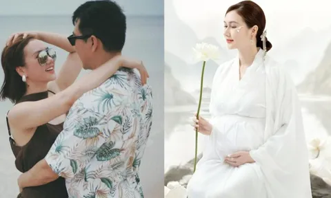 "Mỹ nhân phim giờ vàng VFC" bầu lần 3 với chồng doanh nhân bí ẩn hơn 11 tuổi?