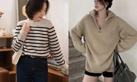 Top 8 mẫu áo len “làm mưa làm gió” mùa thu đông 2025: Ấm áp, sang xịn và cực dễ mix đồ
