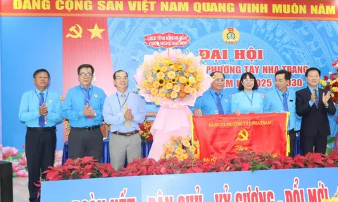 Phường Tây Nha Trang tổ chức Đại hội Công đoàn nhiệm kỳ 2025-2030