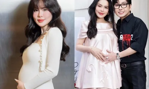 Hoa hậu Phương Lê sinh con thứ 4, NSƯT Vũ Luân hạnh phúc làm bố lần đầu ở tuổi 53