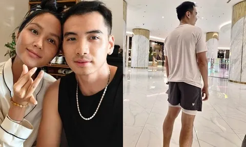 Chồng H'Hen Niê mới có 1 con đã đãng trí mặc quần ngược ra đường, bị vợ hoa hậu phũ phàng: "Anh có đẹp trai đâu"