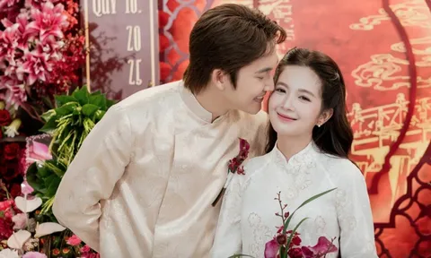 Lễ ăn hỏi của diễn viên Đình Tú và mỹ nhân phim giờ vàng VTV 0