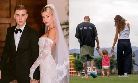 Vợ chồng Justin Bieber cãi nhau to khi sinh con đầu lòng