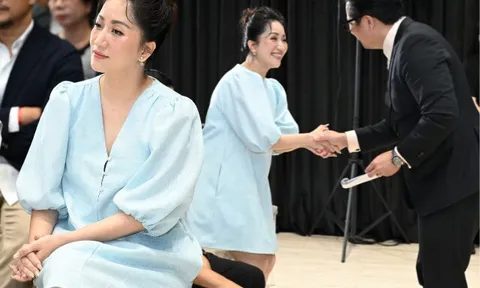 "Nữ hoàng dancesport" Khánh Thi cho 2 con tranh tài ở Liên hoan Âm nhạc và Nghệ thuật Quốc tế Việt Nam