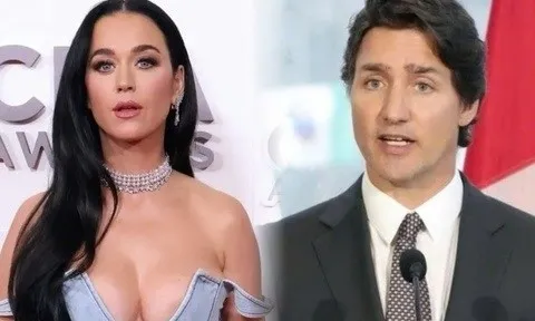 Cựu thủ tướng Canada quấn quýt Katy Perry
