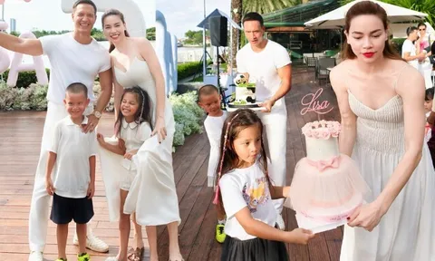 Lisa - Leon nhà Hồ Ngọc Hà mừng sinh nhật ở khách sạn hạng sang mời cả lớp tới dự, trích 100 triệu ủng hộ miền Trung