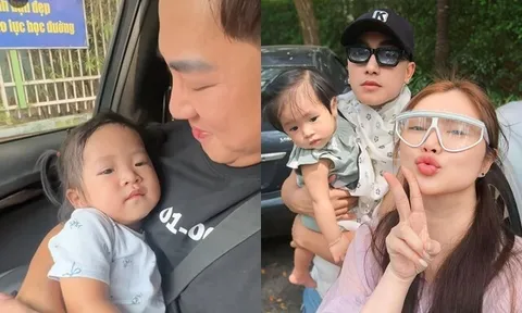 Châu Khải Phong đến đón ái nữ những ngày đầu đi học lớp mầm, con gái Thanh Trúc vừa nhìn thấy bố mẹ đã tủi thân khóc