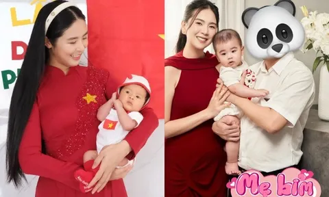 Đôi bạn thân Vbiz cùng cảnh "mẹ bỉm chạy show": Mai Ngọc bế con về nhà chồng vẫn làm việc, Ngọc Hân thuê người chăm